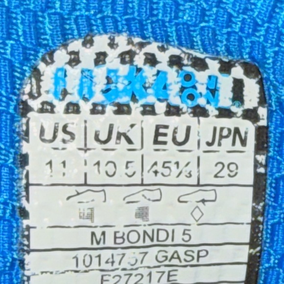 HOKA BONDI 5 GREY/BLUE - Picture 7 of 8